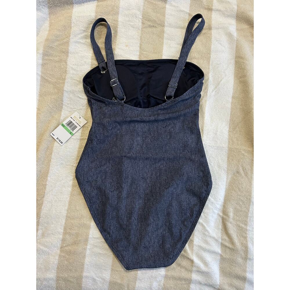 Michael Kors full piece denim-like bathing suit - Picture 3 of 4